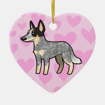 Australian Cattle Dog / Kelpie Love Ornament