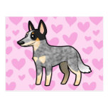 Australian Cattle Dog / Kelpie Love Postcard