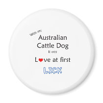 Australian Cattle Dog Lick Design magnets
