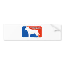 Australian Cattle Dog Major League Dog Bumper Stic Bumper Sticker