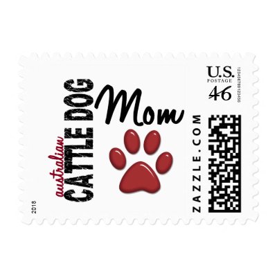 Australian Cattle Dog Mom 2 Stamp by poochloverstuff