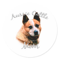 Australian Cattle Dog Mom 2 Sticker