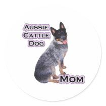 Australian Cattle Dog Mom 4 - Sticker