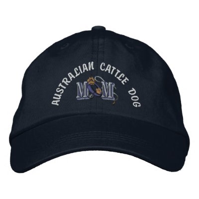 Australian Cattle Dog Mom Embroidered Hat by DogsByDezign