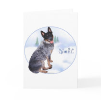 Australian Cattle Dog Noel cards by GreyWolfCreation Australian Cattle Dog Noel cards