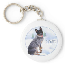 Australian Cattle Dog Noel - Keychain