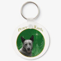 Australian Cattle Dog Peace keychains