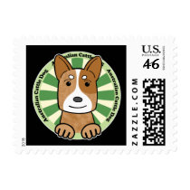 Australian Cattle Dog Postage Stamp