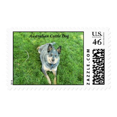 Australian Cattle Dog Stamps by codfishlady
