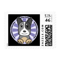 Australian Cattle Dog Postage Stamp
