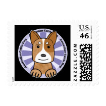 Australian Cattle Dog Postage Stamp