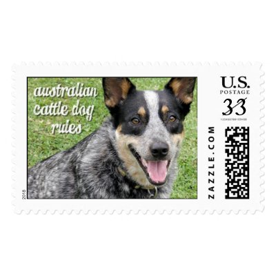 Australian Cattle Dog Rules Stamps by CuckooTree