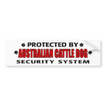 Australian Cattle Dog Security Bumper Stickers