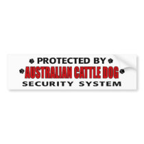 Australian Cattle Dog Security bumper stickers