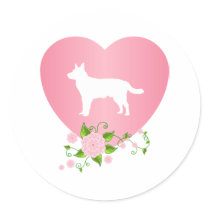 Australian Cattle Dog Round Sticker