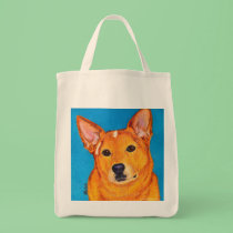 Australian Cattle Dog Tote Bag - "Red"
