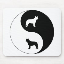 Australian Cattle Dog Yin Yang Mouse Pads