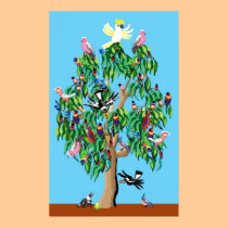 Australian Christmas tree posters