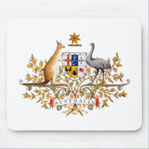 Australian coat of arms designed items mousepads
