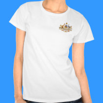 Australian coat of arms designed items t-shirts