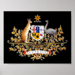 Australian Coat of Arms Print