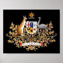 Australian Coat of Arms Print