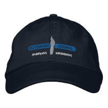 Australian Cockatiel Blue embroidered hats