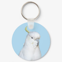 Australian Cockatoo Keyring keychains by PhotoPixie Australian Cockatoo Keyring keychains