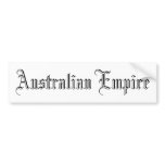 Australian Empire Bumper Sticker