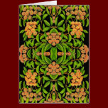 Australian Eucalyptus Flowers Card cards