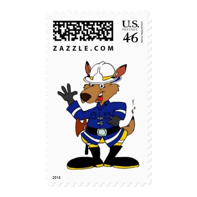 Australian Fireman Postage Stamps by Dennis_Holmes