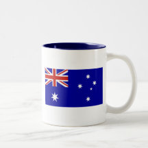 Australian flag coffee mugs