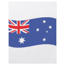 australian flag icon custom flyer