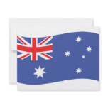 australian flag icon personalized invitation