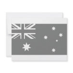 australian flag personalized invites