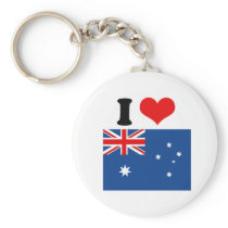 Australian Flag Key Chains