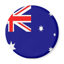 Australian Flag Fridge Magnets