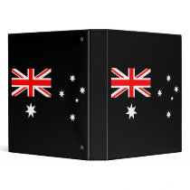 Australian Flag (Minus Blue) 3 Ring Binders