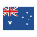 Australian Flag postcards by flagshirts Australian Flag postcards