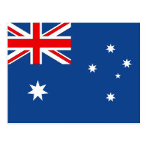 Australian Flag postcards