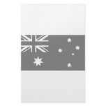 australian flag personalized stationery