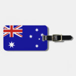 Australian flag travel bag tags