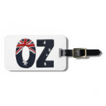 Australian flag luggage tags