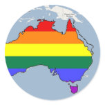 Australian GLBT Pride Sticker