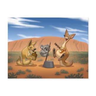 Australian Jug Band Postcard postcard