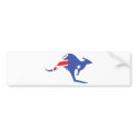 australian kangaroo bumper stickers by Tomaniac australian kangaroo bumper stickers