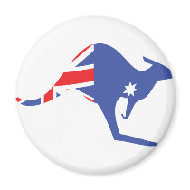 australian kangaroo magnet