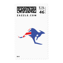 australian kangaroo stamp