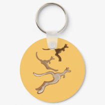Australian kangaroos keychains