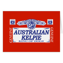Australian Kelpie cards